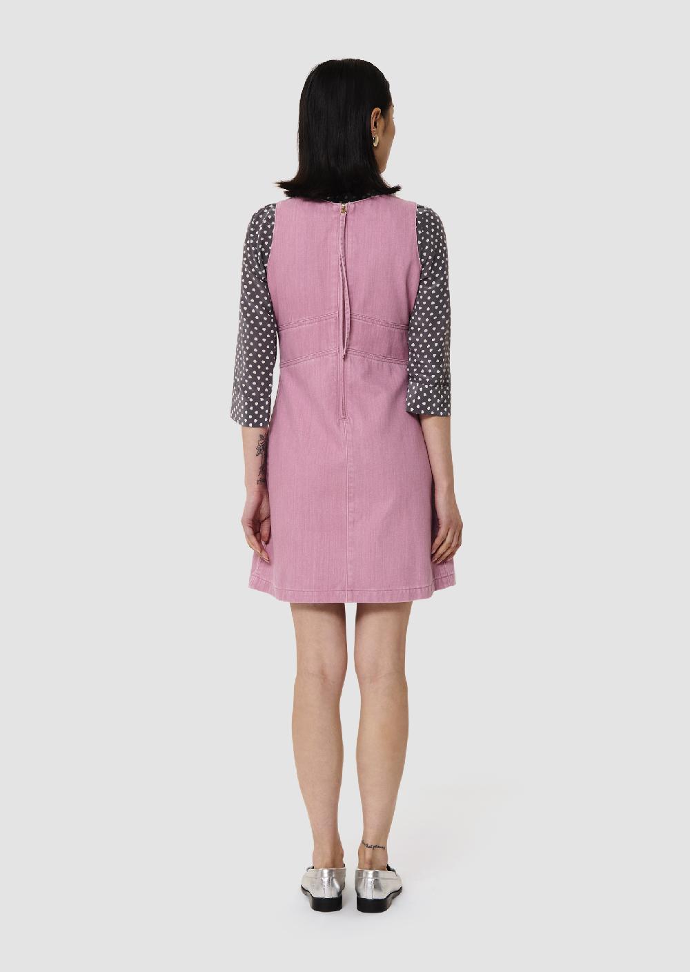 Tara Jarmon Robe Rickyrose En Coton Denim