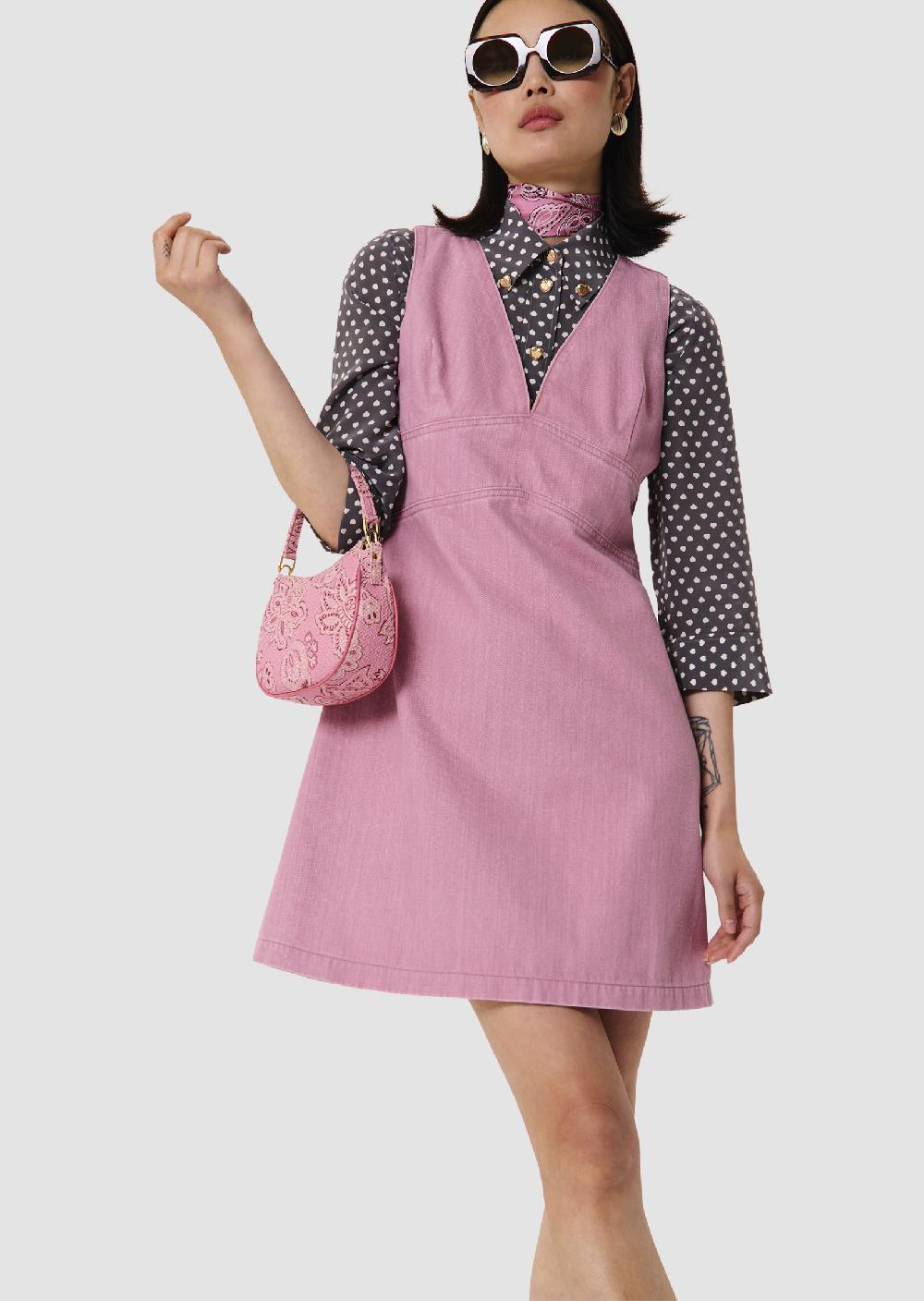 tara jarmon Robe Rickyrose en coton denim