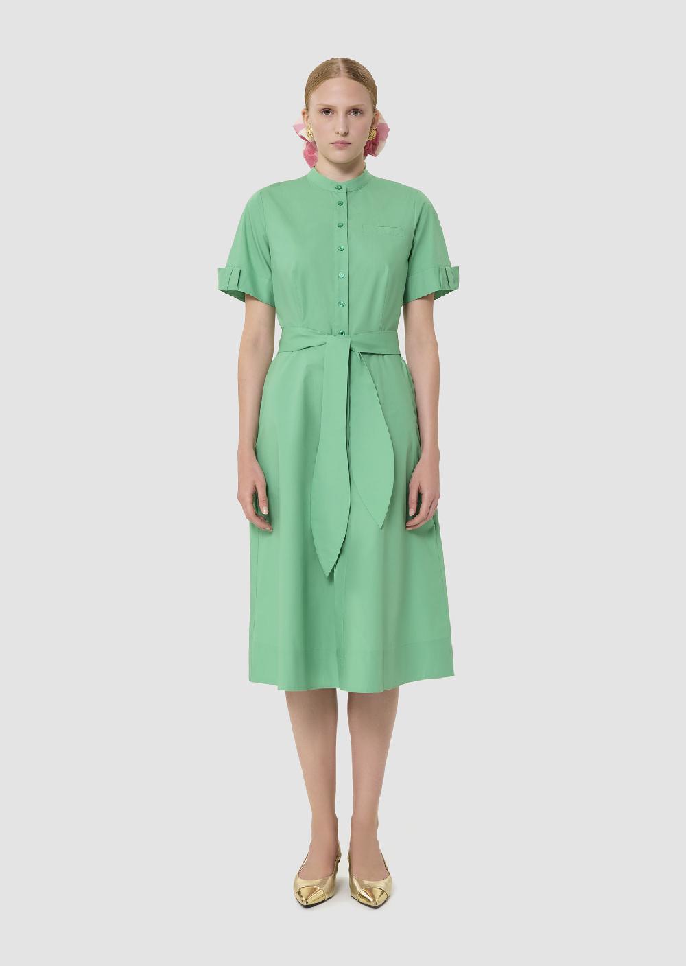 tara jarmon Robe Ricochetverte en popeline