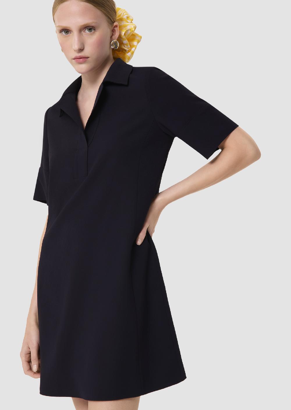 tara jarmon Robe Robbybleu nuit en crêpe