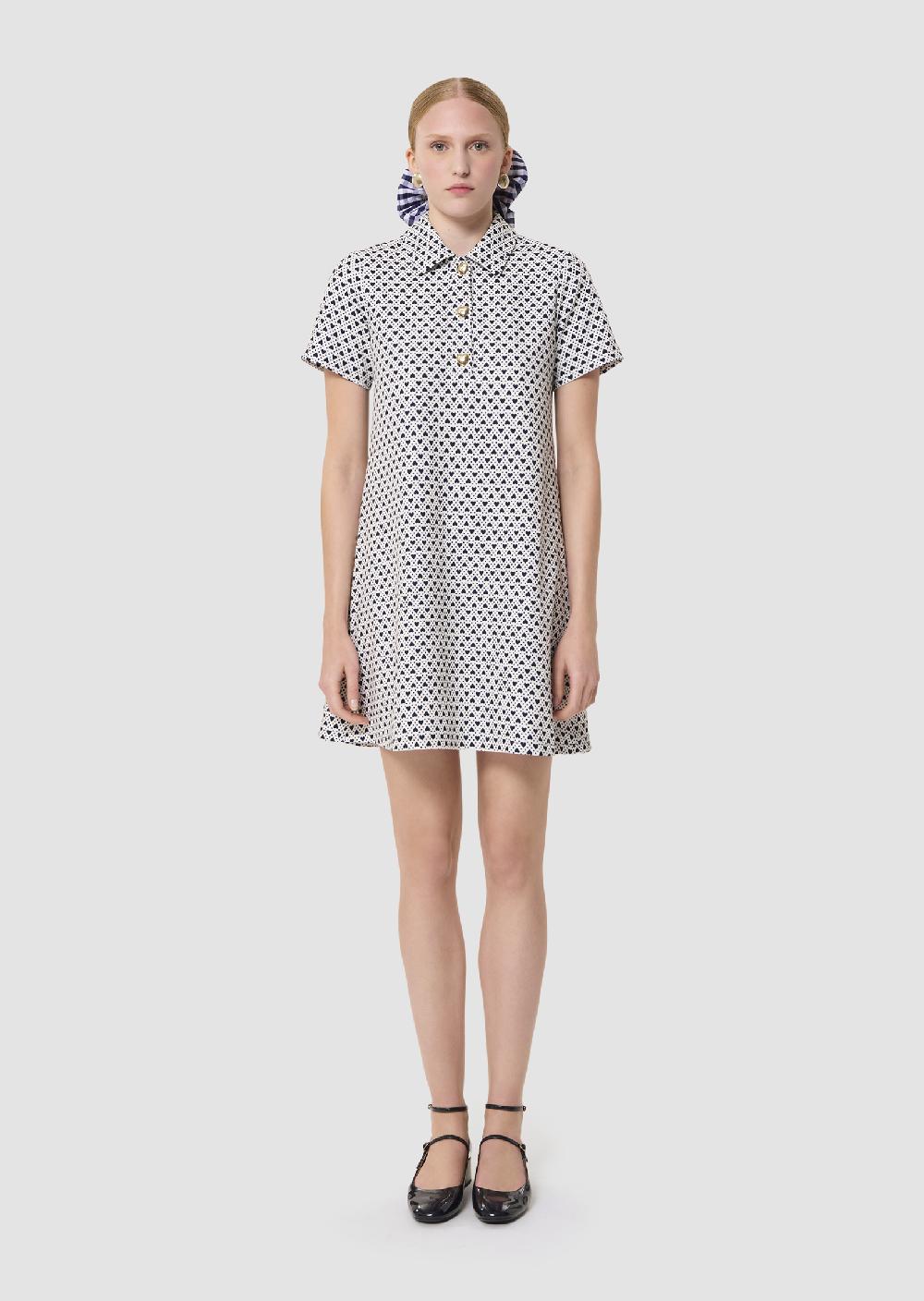 Tara Jarmon Robe Roryécrue Imprimé Mini Coeurs