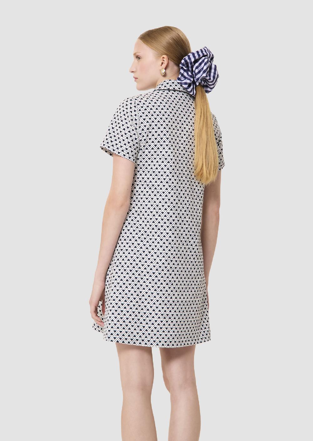 Tara Jarmon Robe Roryécrue Imprimé Mini Coeurs