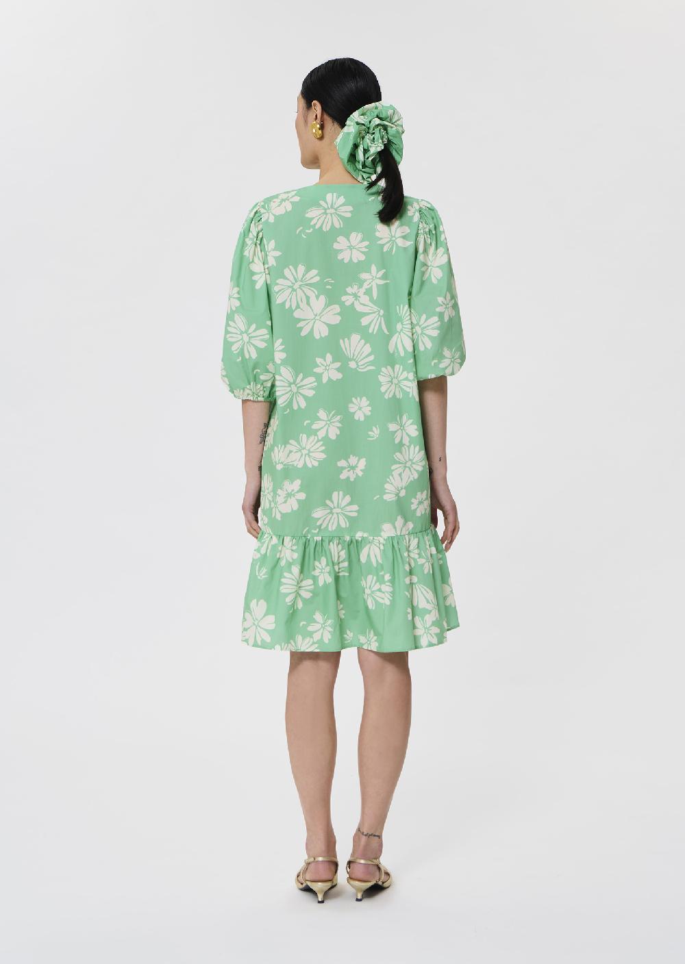 Tara Jarmon Robe Rosabettaverte Imprimée Fleuri