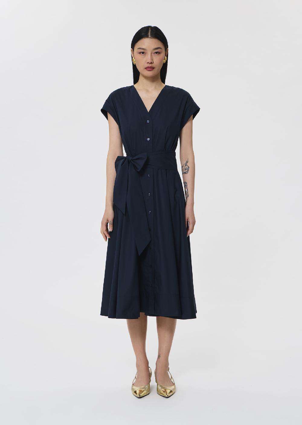 Tara Jarmon Robe Rosiableu Nuit En Popeline