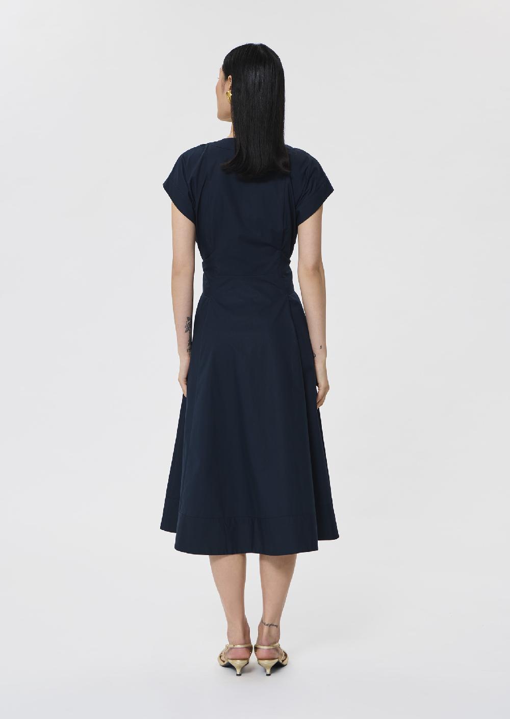 Tara Jarmon Robe Rosiableu Nuit En Popeline