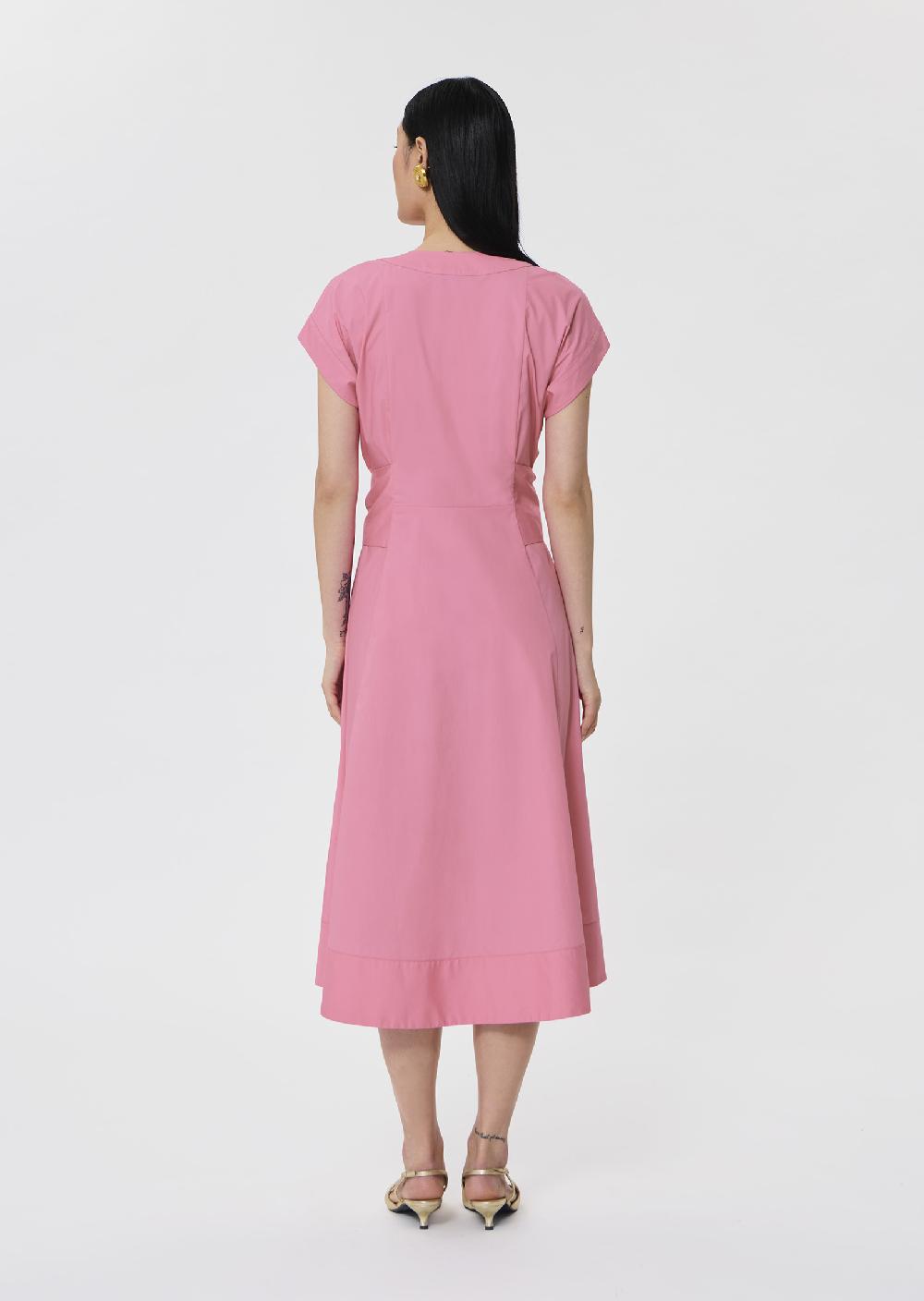 Tara Jarmon Robe Rosiarose En Popeline