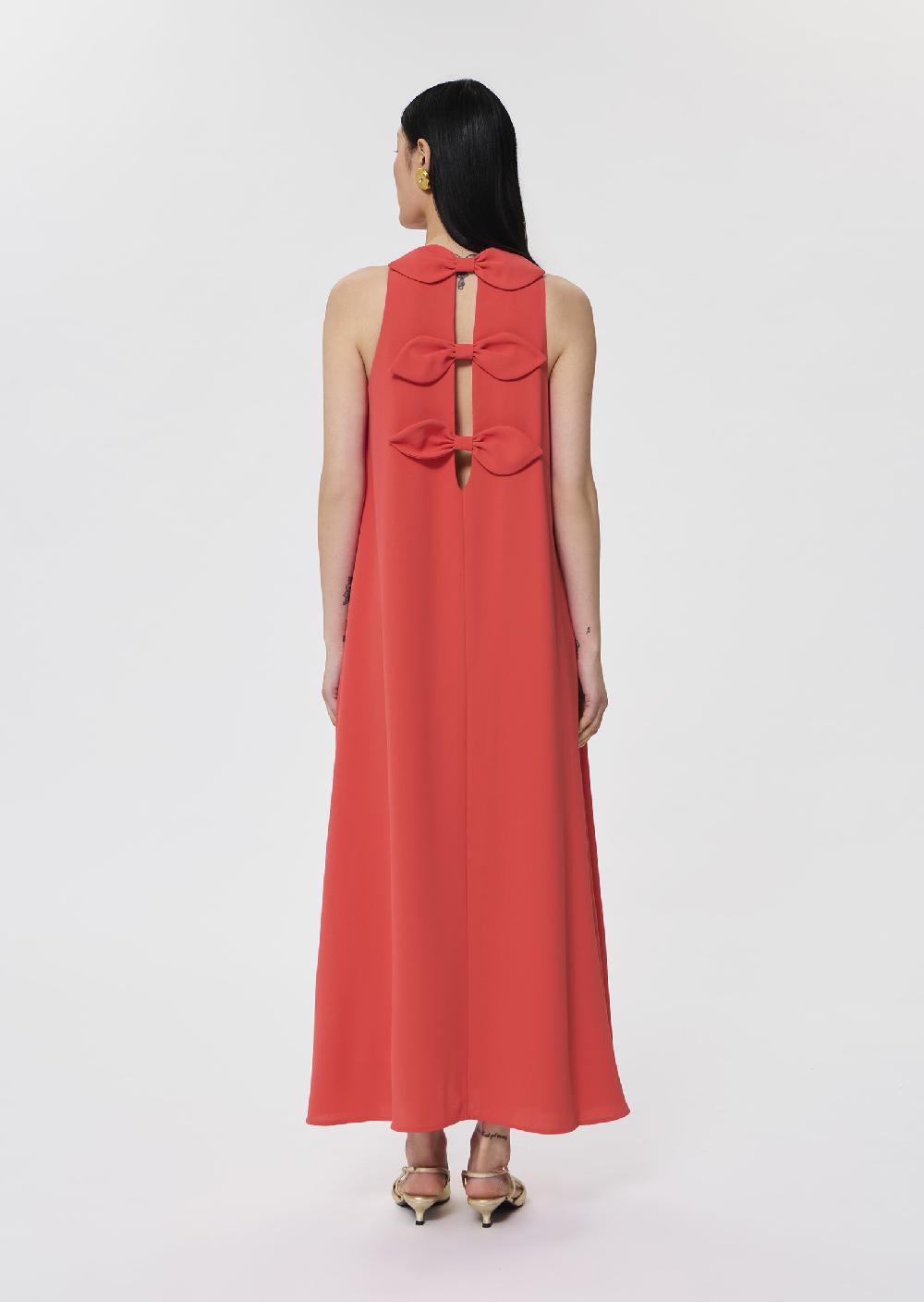 Tara Jarmon Robe Roxannerouge En Crêpe