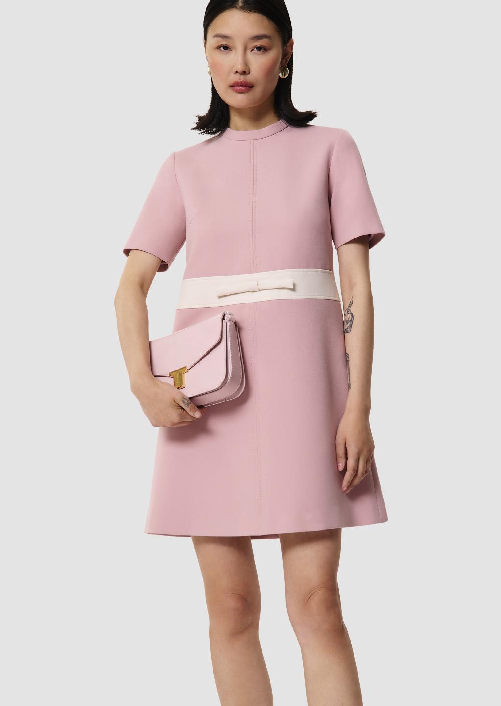 tara jarmon Robe Roycerose en toile double