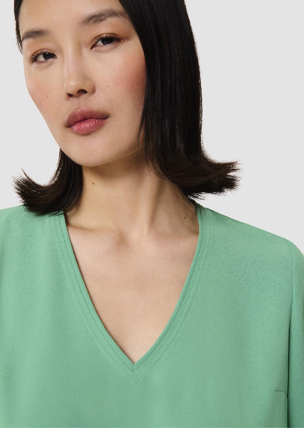 Tara Jarmon Robe Rubanverte En Crêpe