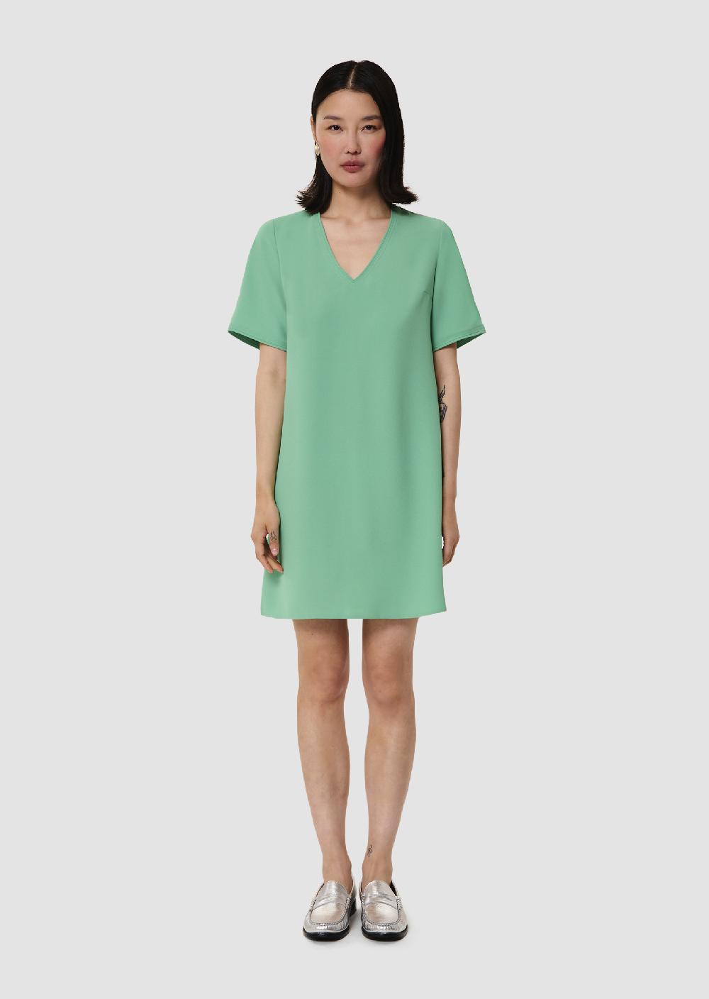 Tara Jarmon Robe Rubanverte En Crêpe