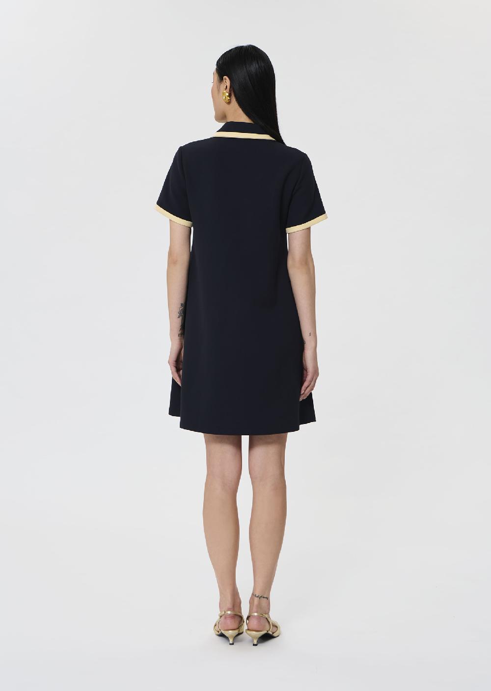 Tara Jarmon Robe Rubinableu Nuit En Toile Double