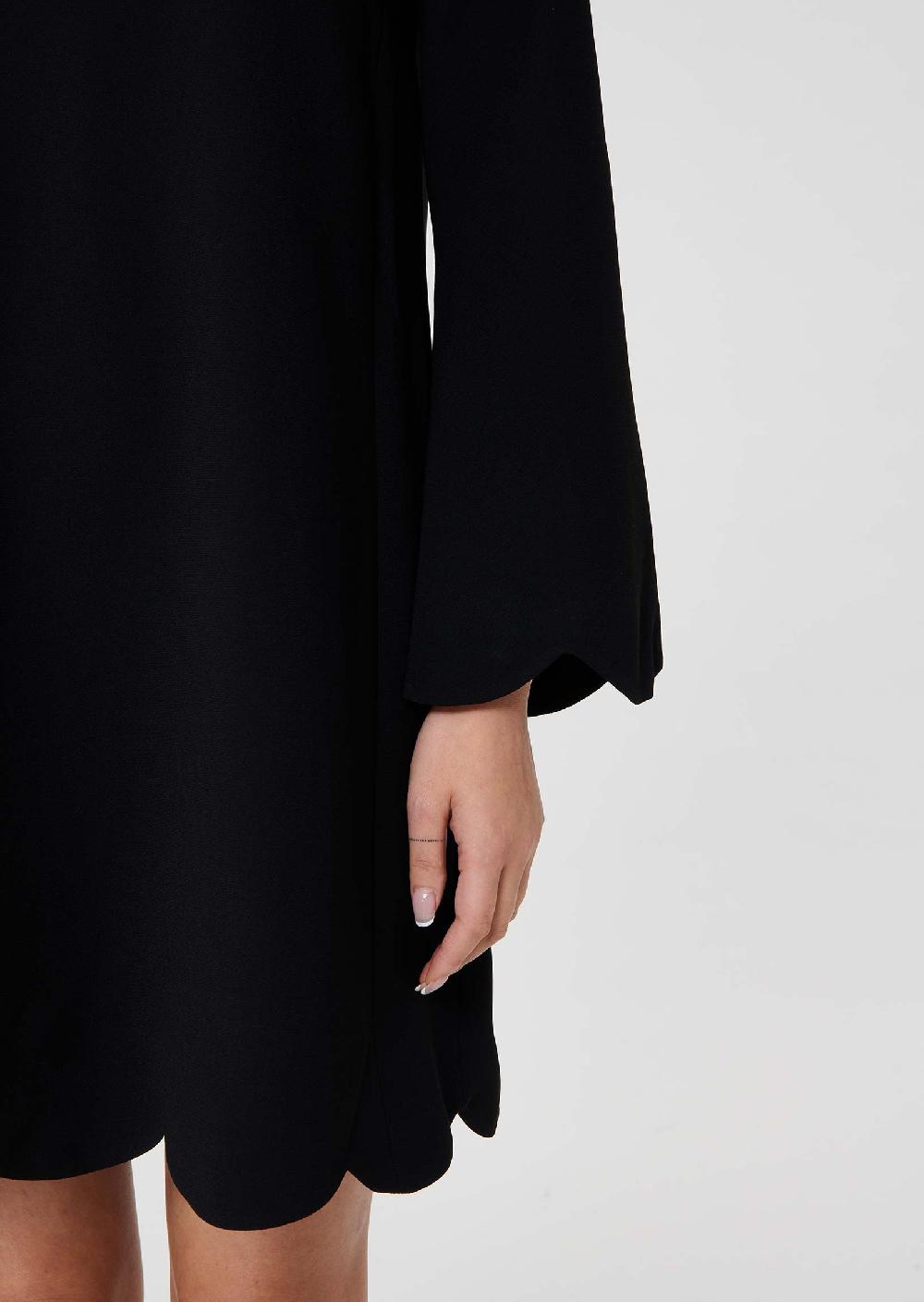 Tara Jarmon Robe Ruodanoire En Crêpe