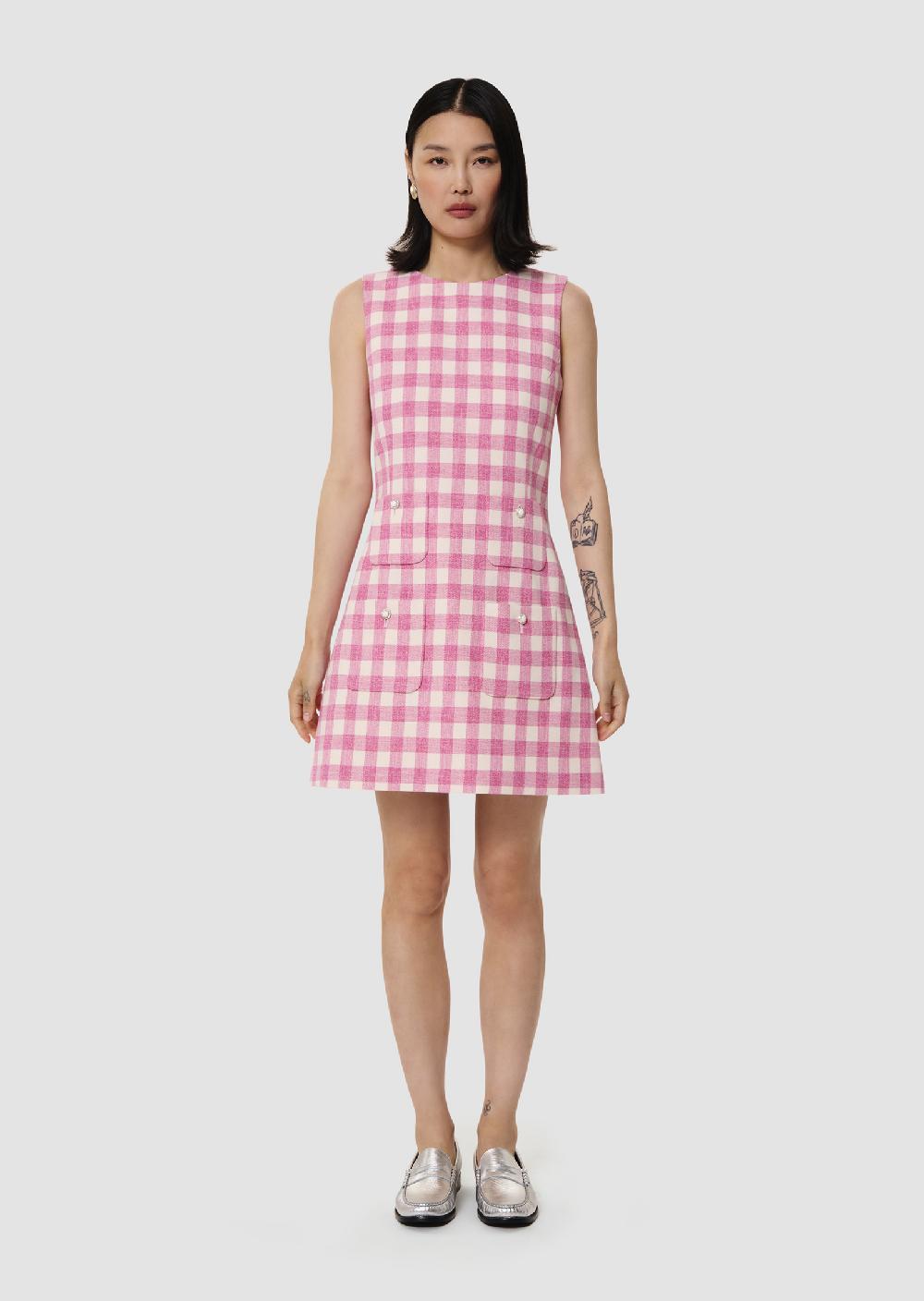 Tara Jarmon Robe Russellrose En Vichy