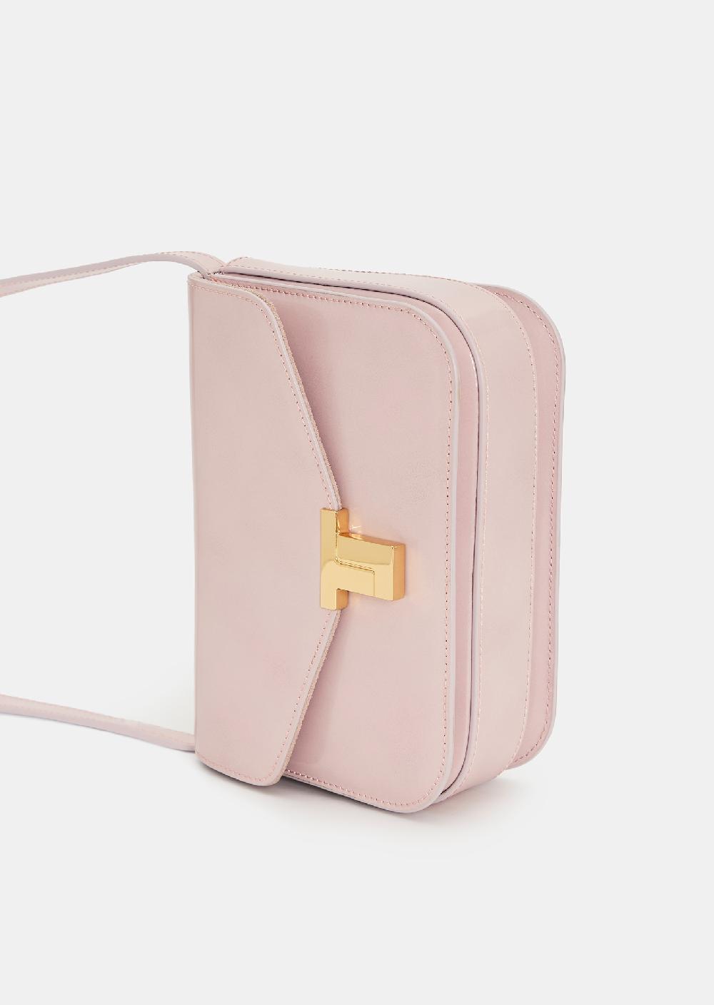 Tara Jarmon Sac 8 Bisrose En Cuir Lisse