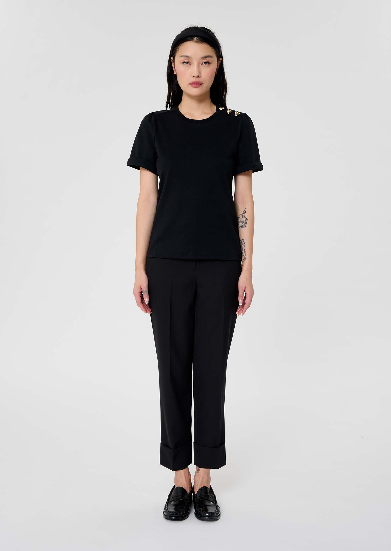 Tara Jarmon T-Shirt Tampanoir En Jersey