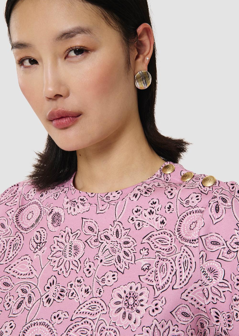 Tara Jarmon T-shirt Tamparose Imprimé Bandana