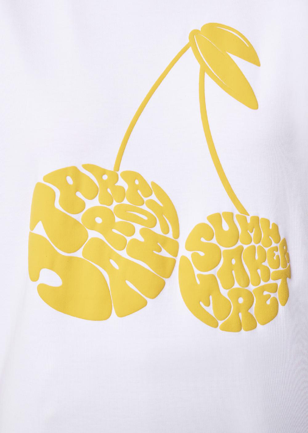 Tara Jarmon T-shirt Taracherryblanc En Jersey