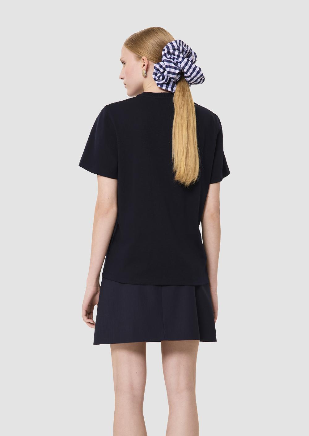 Tara Jarmon T-shirt Taracherrybleu Nuit En Jersey