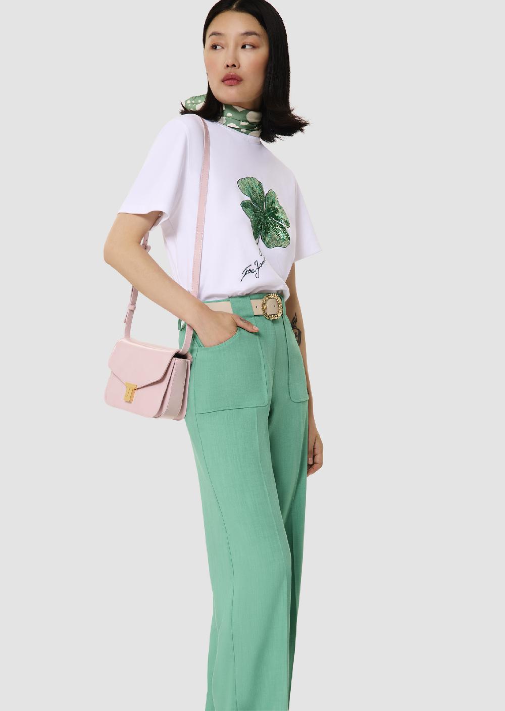 Tara Jarmon T-shirt Taracloverblanc En Jersey