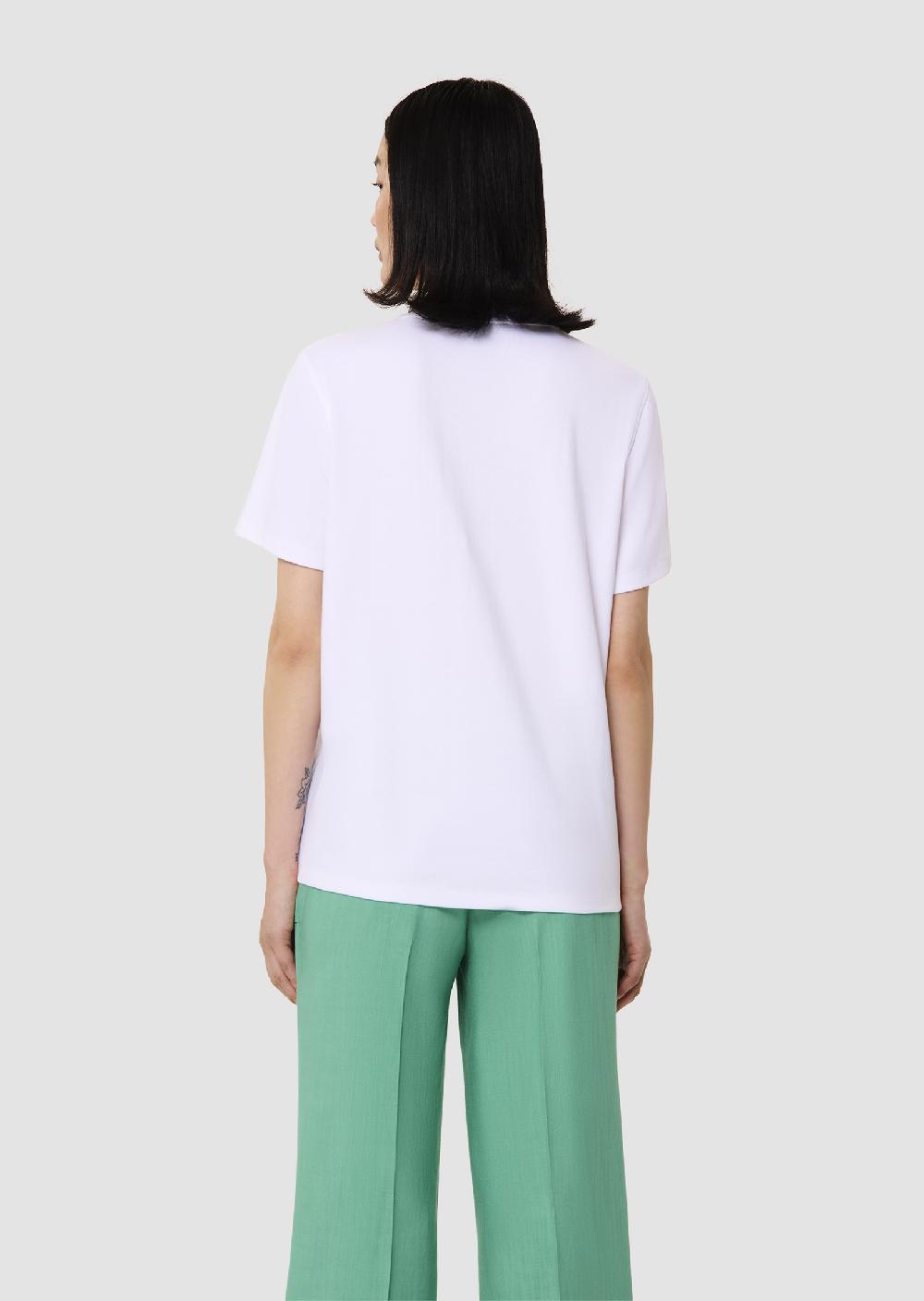 Tara Jarmon T-shirt Taracloverblanc En Jersey