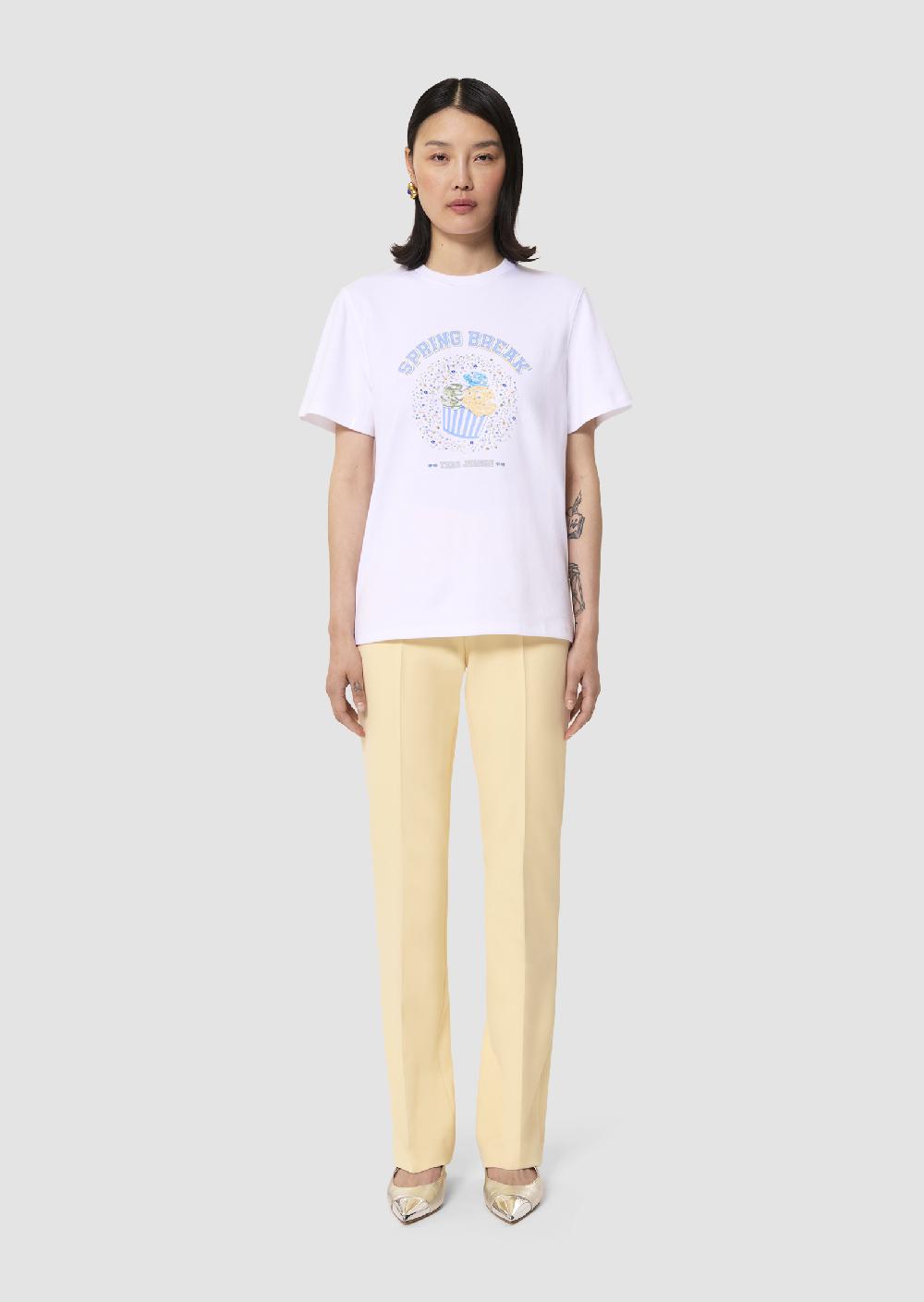 Tara Jarmon T-shirt Taravanillablanc En Jersey