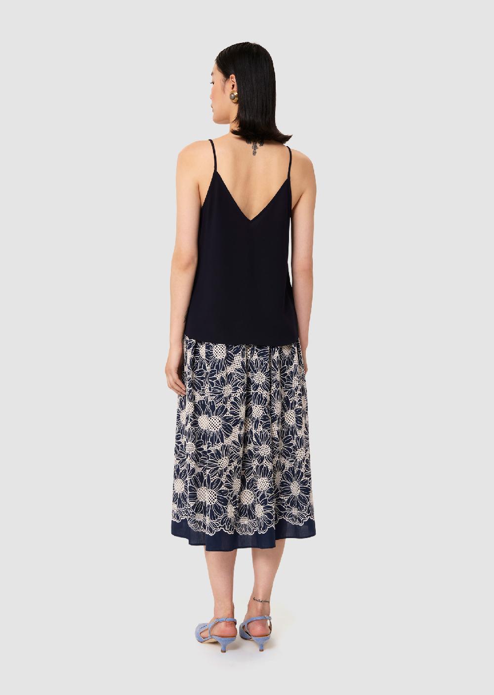 Tara Jarmon Top Tamarableu Nuit En Crêpe