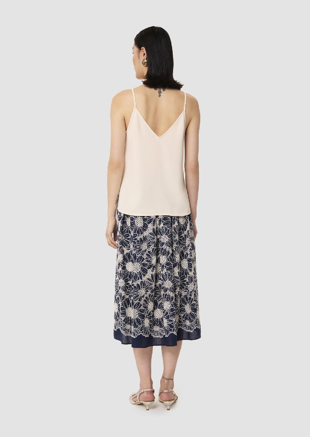 Tara Jarmon Top Tamaraécru En Crêpe