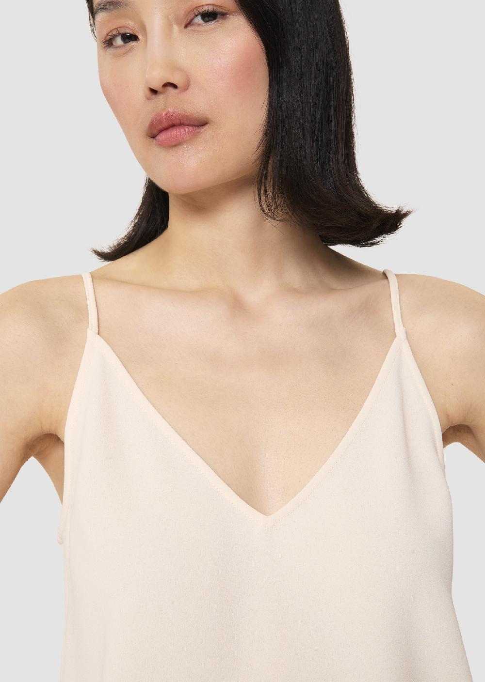 tara jarmon Top Tamaraécru en crêpe