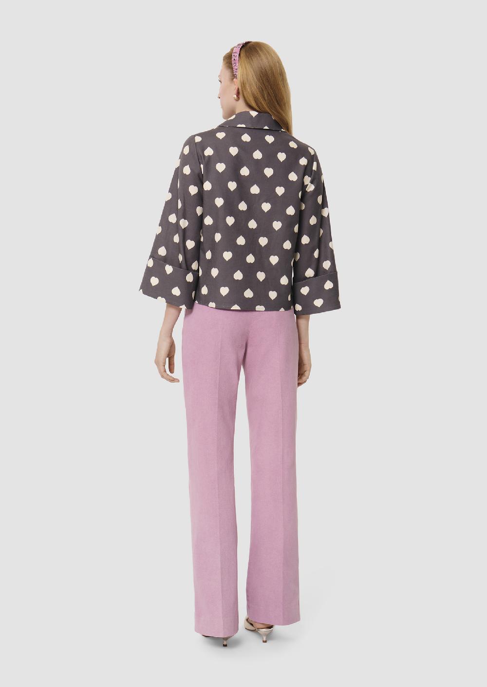 Tara Jarmon Top Taogris Imprimé Coeurs