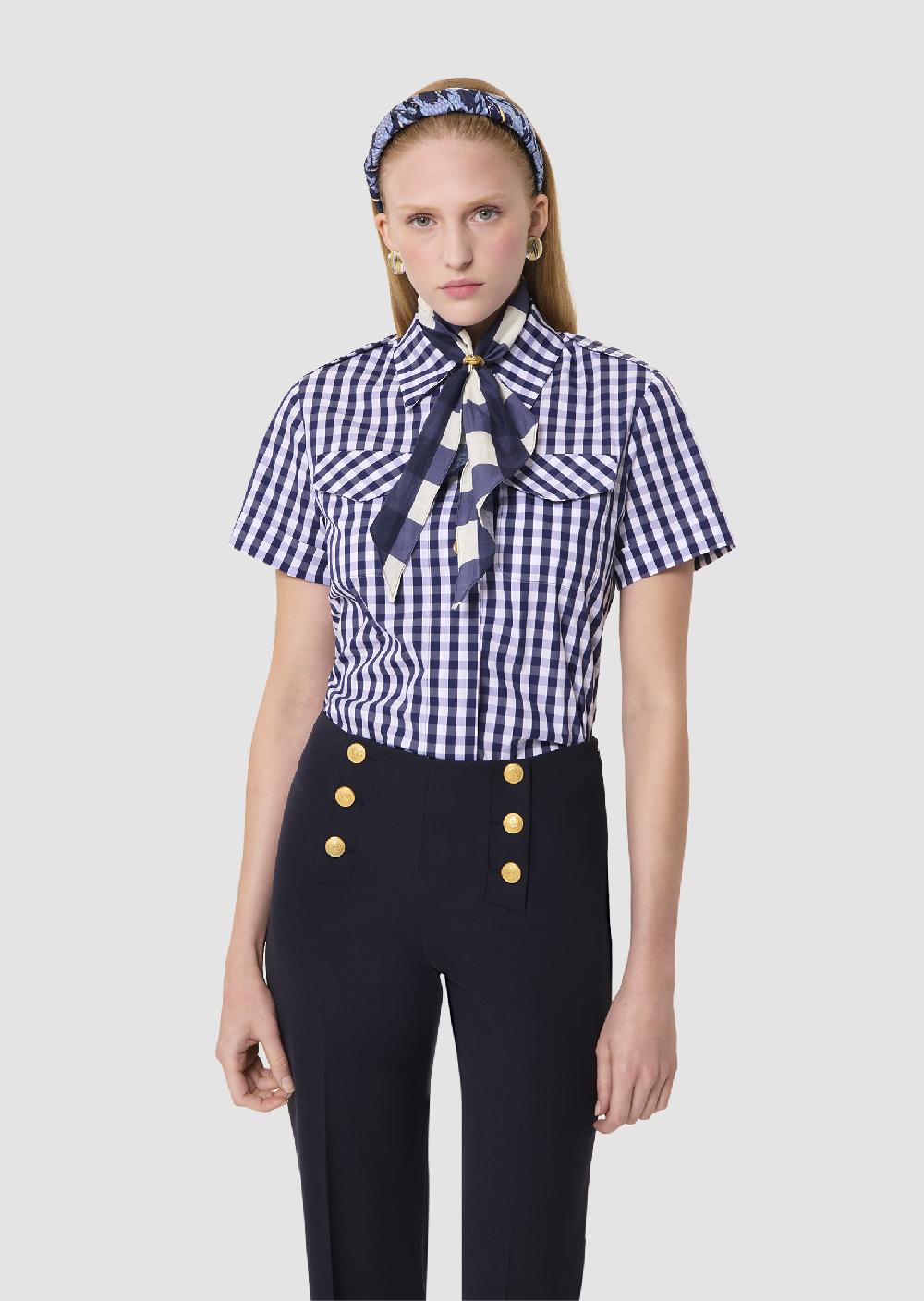 tara jarmon Top Taorminableu en vichy