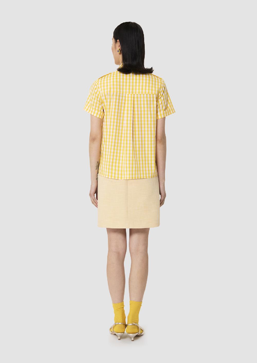 Tara Jarmon Top Taorminajaune En Vichy