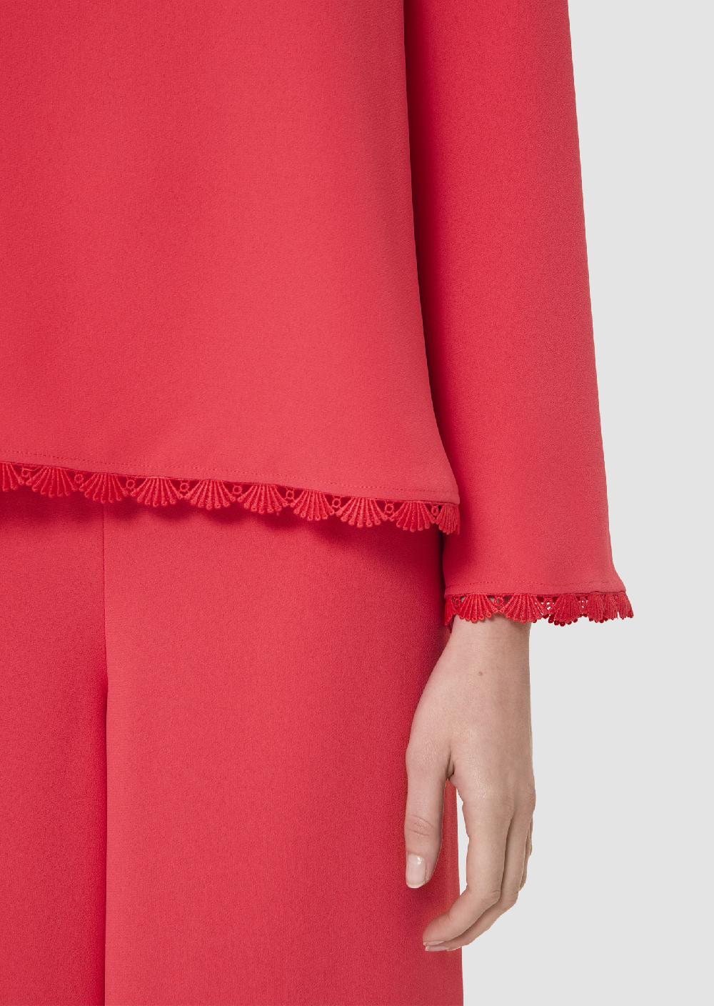 Tara Jarmon Top Tazziorouge En Crêpe