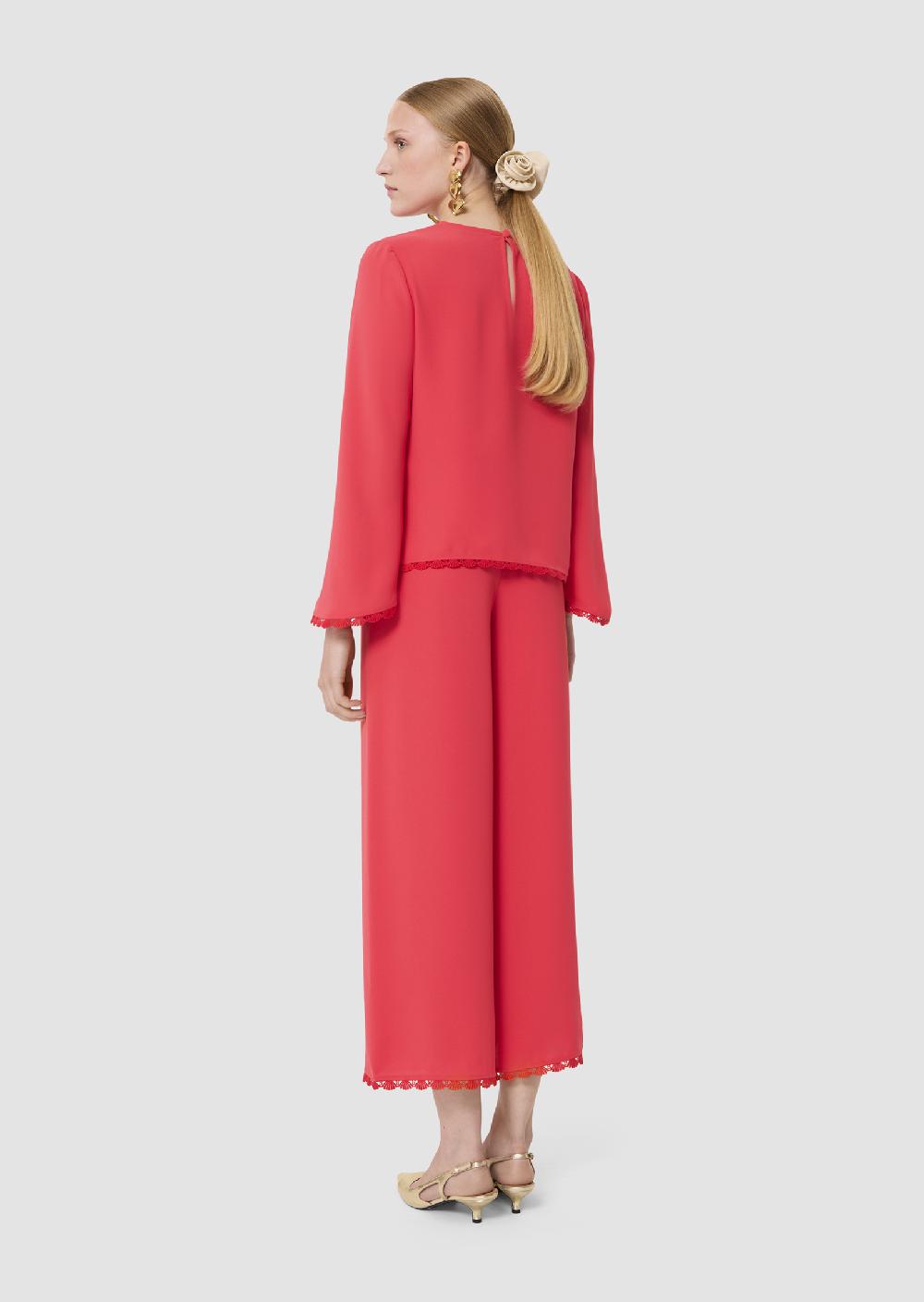 Tara Jarmon Top Tazziorouge En Crêpe