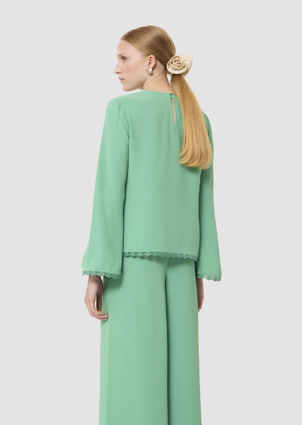 Tara Jarmon Top Tazziovert En Crêpe