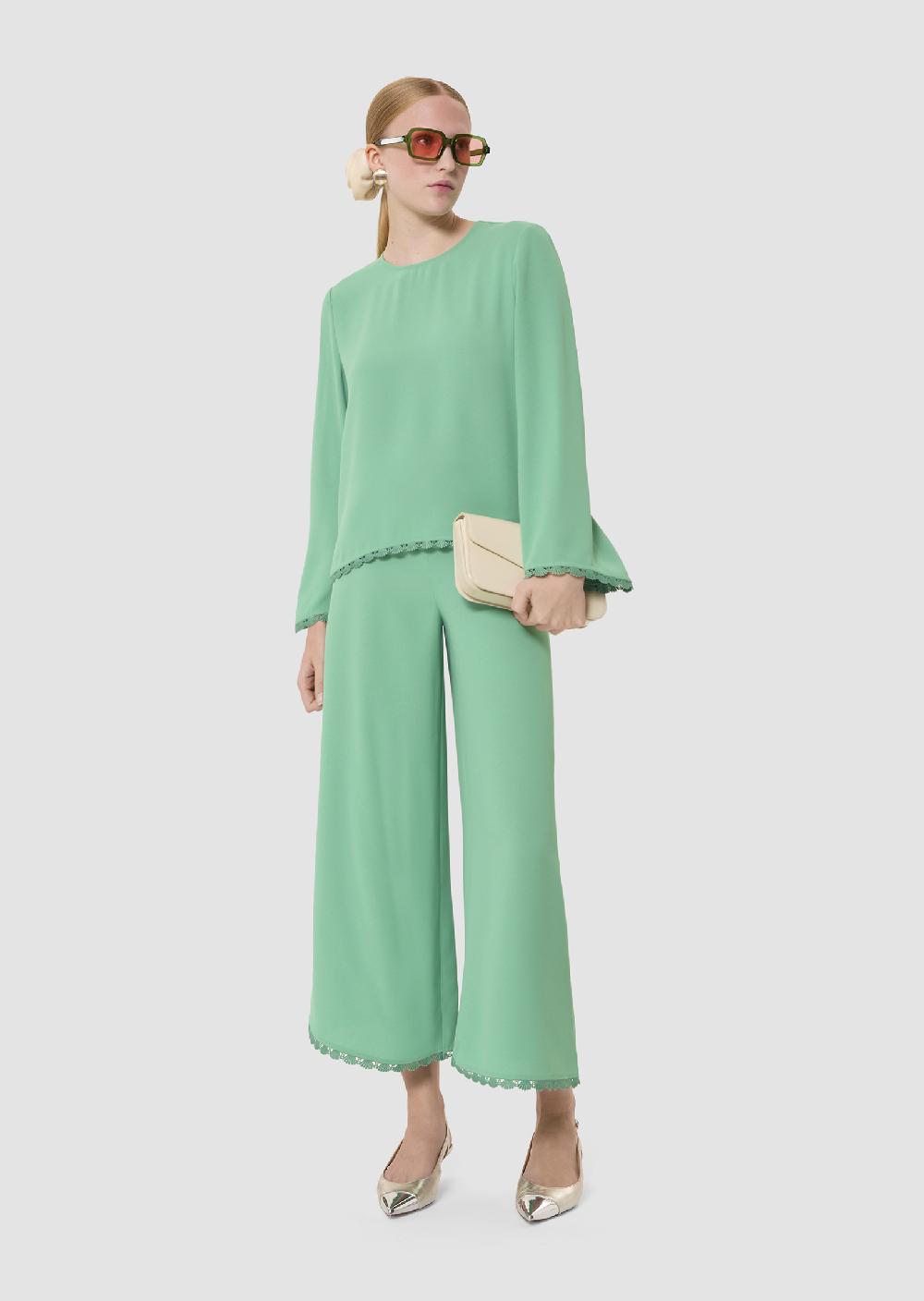 tara jarmon Top Tazziovert en crêpe