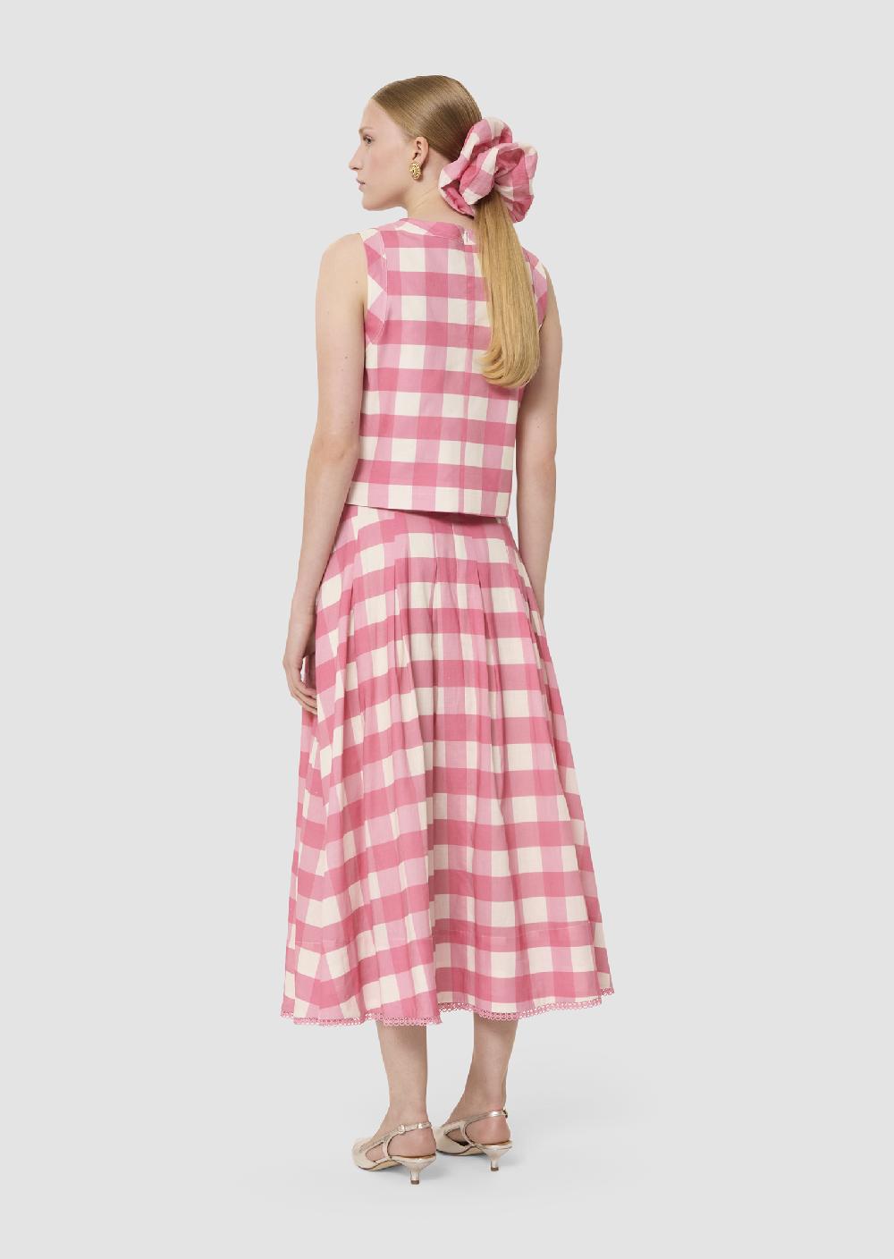 Tara Jarmon Top Tepeerose En Vichy