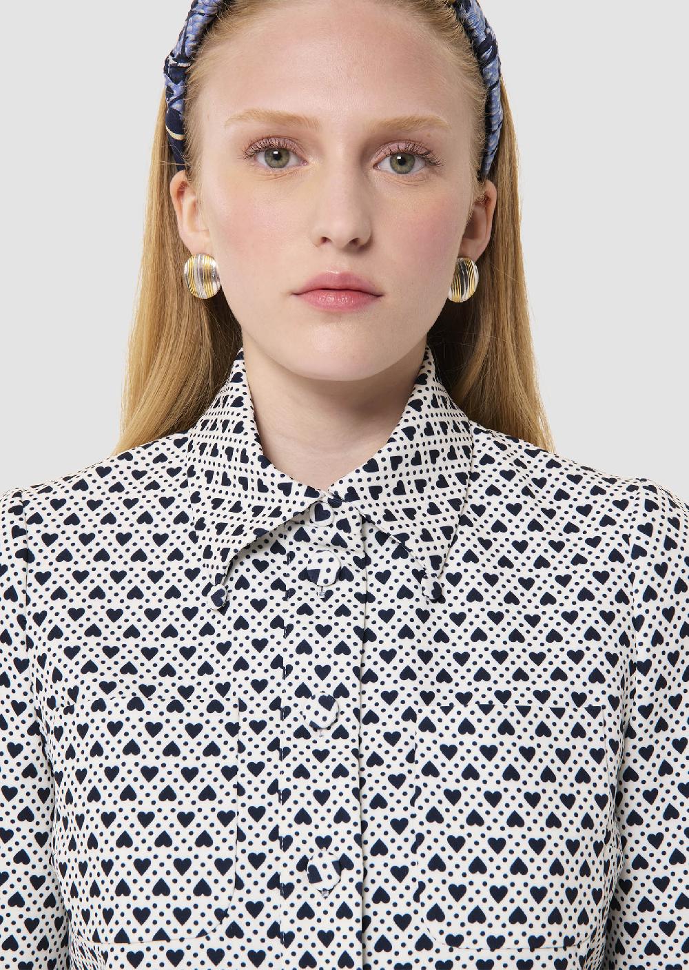 Tara Jarmon Top Thadeaécru Imprimé Mini Coeurs