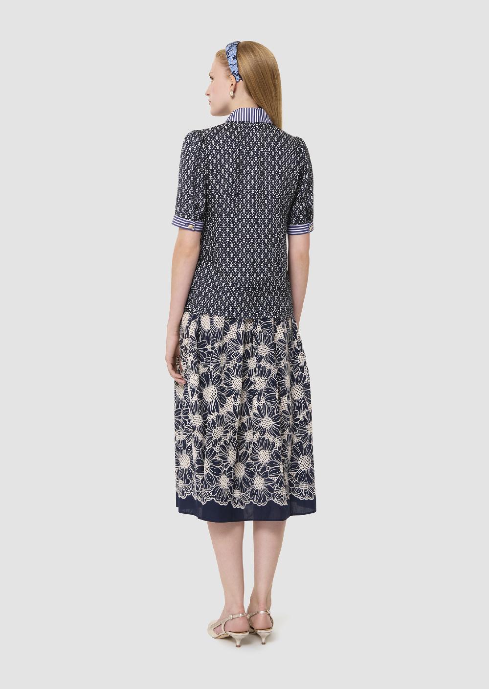 Tara Jarmon Top Tillybleu Nuit Imprimé Fleuri