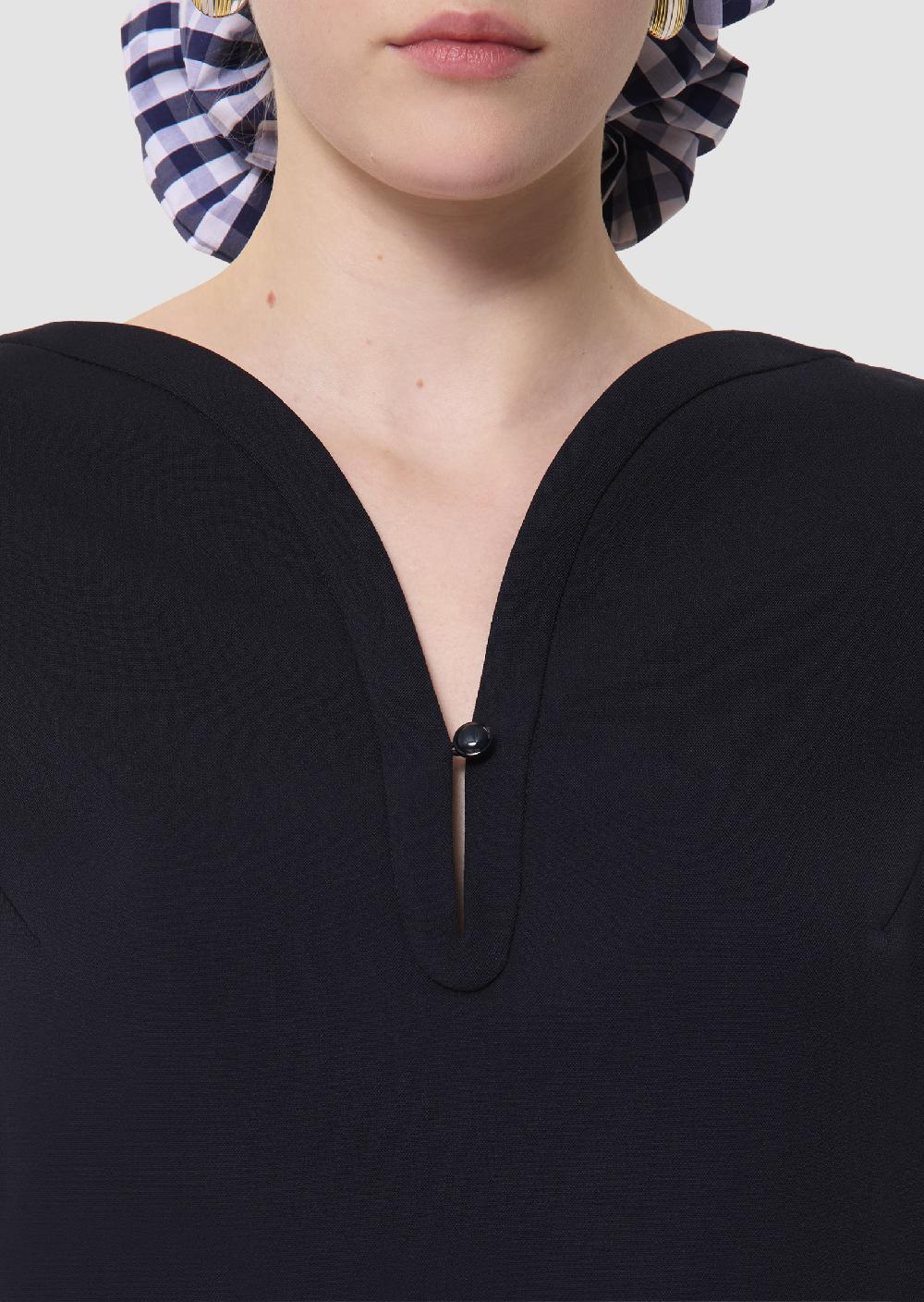 Tara Jarmon Top Tilmableu Nuit En Toile Double