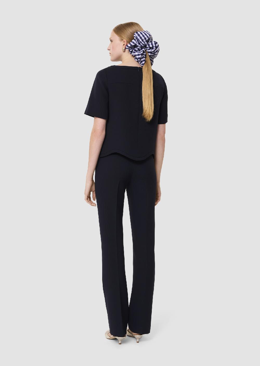 Tara Jarmon Top Tilmableu Nuit En Toile Double