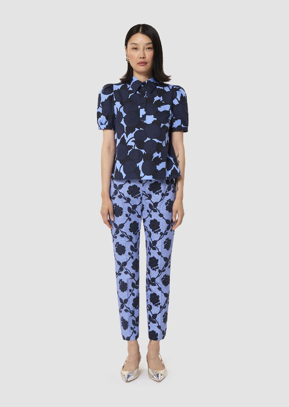 Tara Jarmon Top Titouanbleu Imprimé Cerises