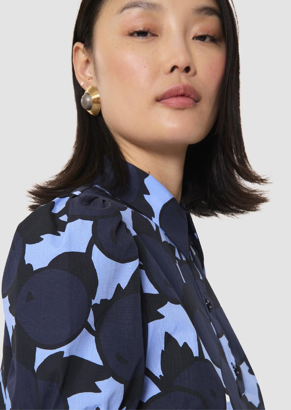 Tara Jarmon Top Titouanbleu Imprimé Cerises