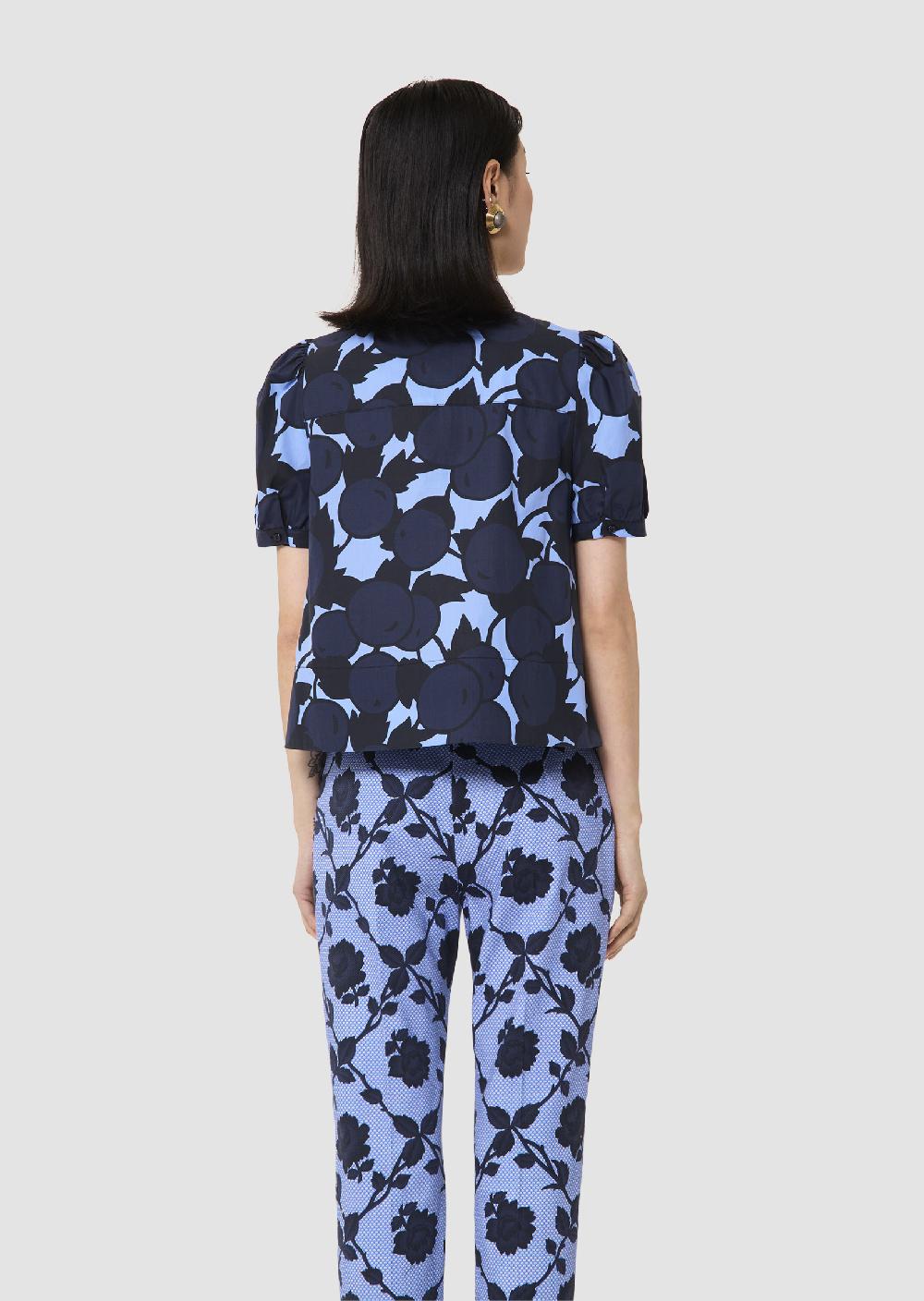 Tara Jarmon Top Titouanbleu Imprimé Cerises