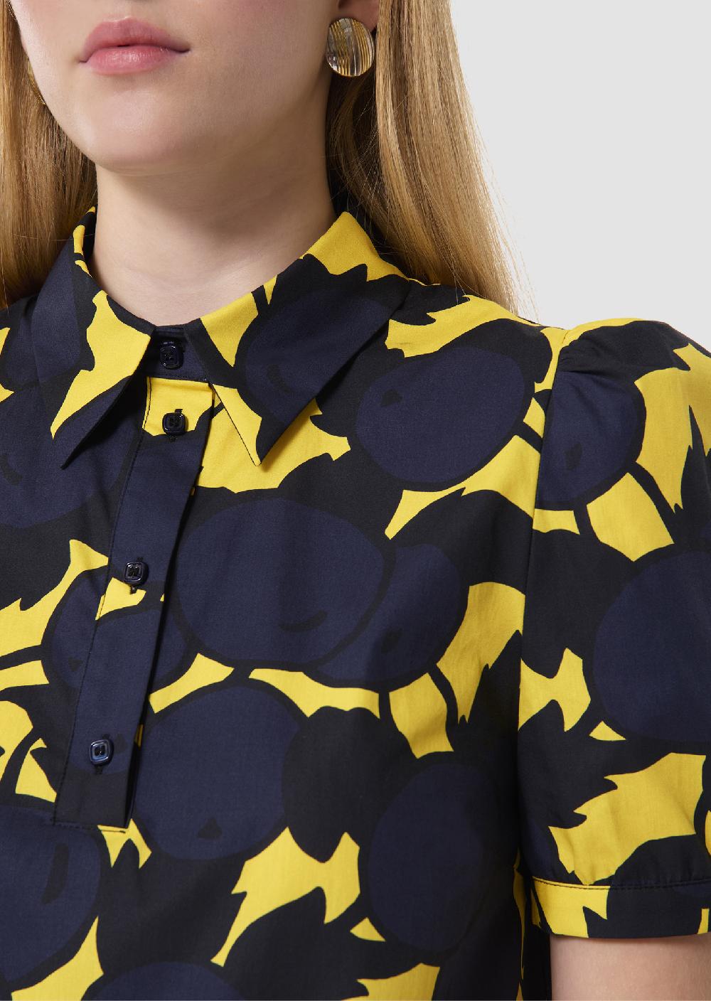 Tara Jarmon Top Titouanjaune Imprimé Cerises