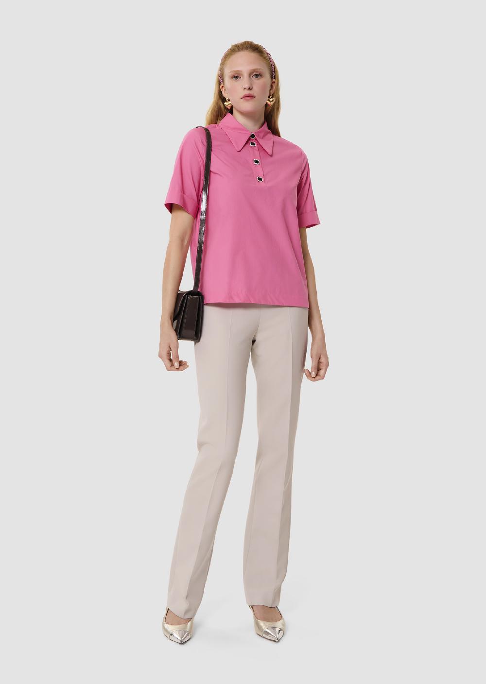 tara jarmon Top Tonellarose en popeline