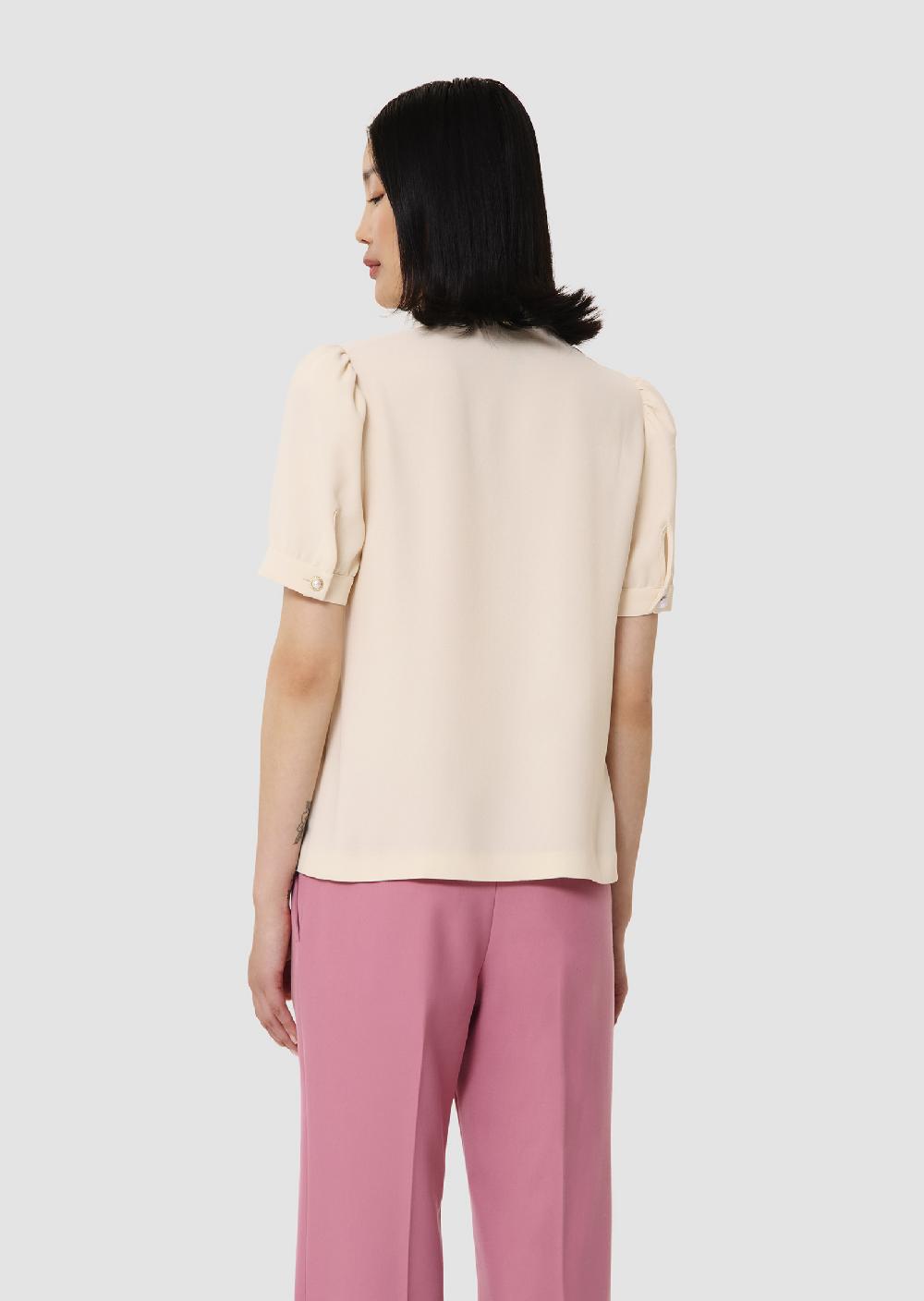 Tara Jarmon Top Toninoécru En Crêpe