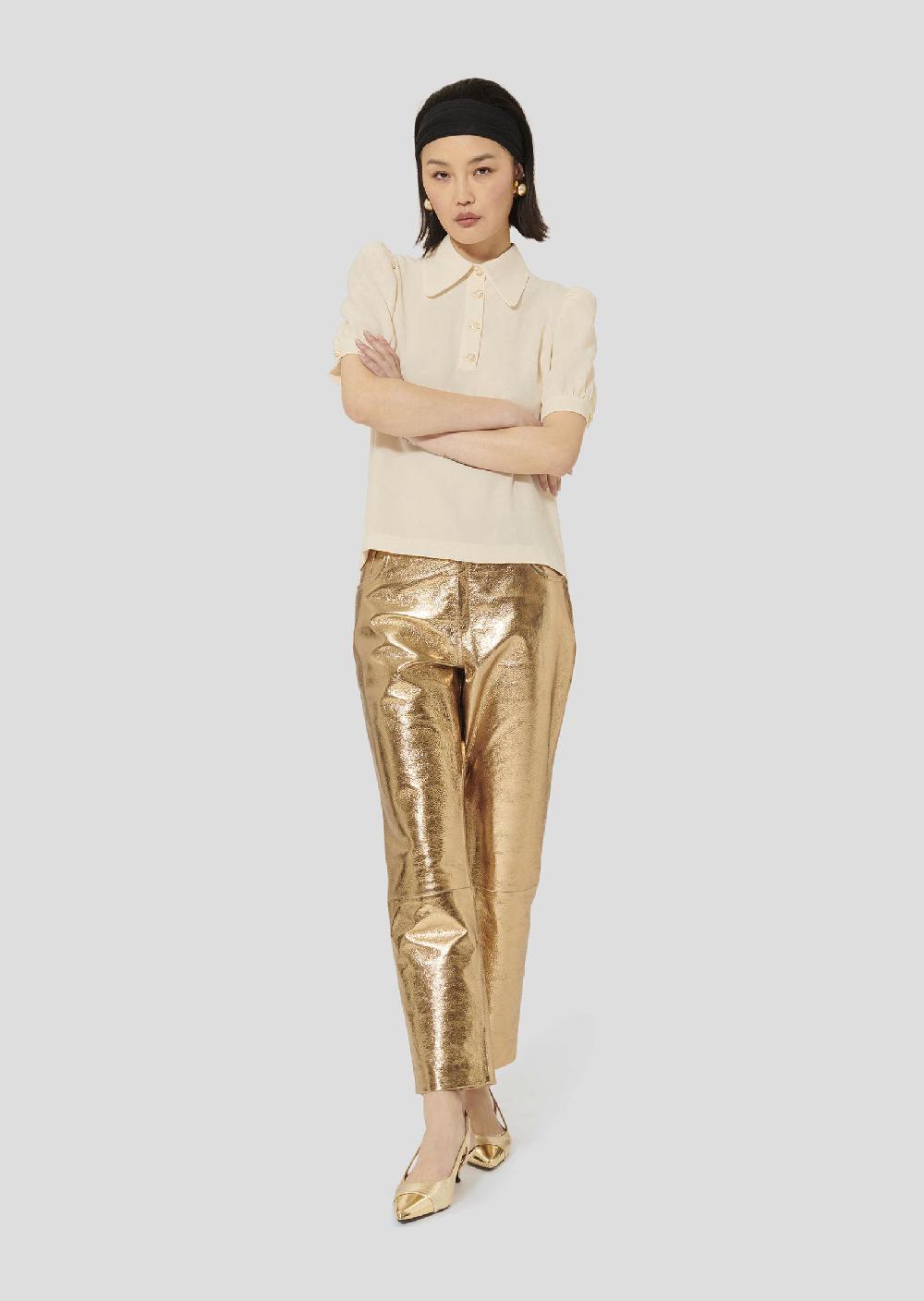 Tara Jarmon Top Toninoécru En Crêpe