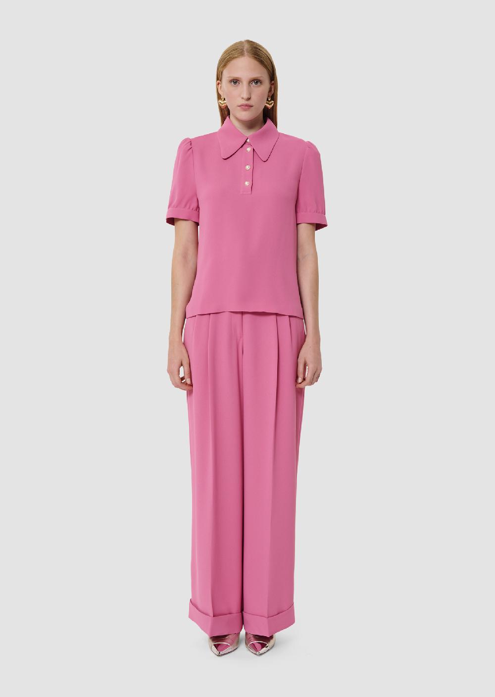 Tara Jarmon Top Toninorose En Crêpe