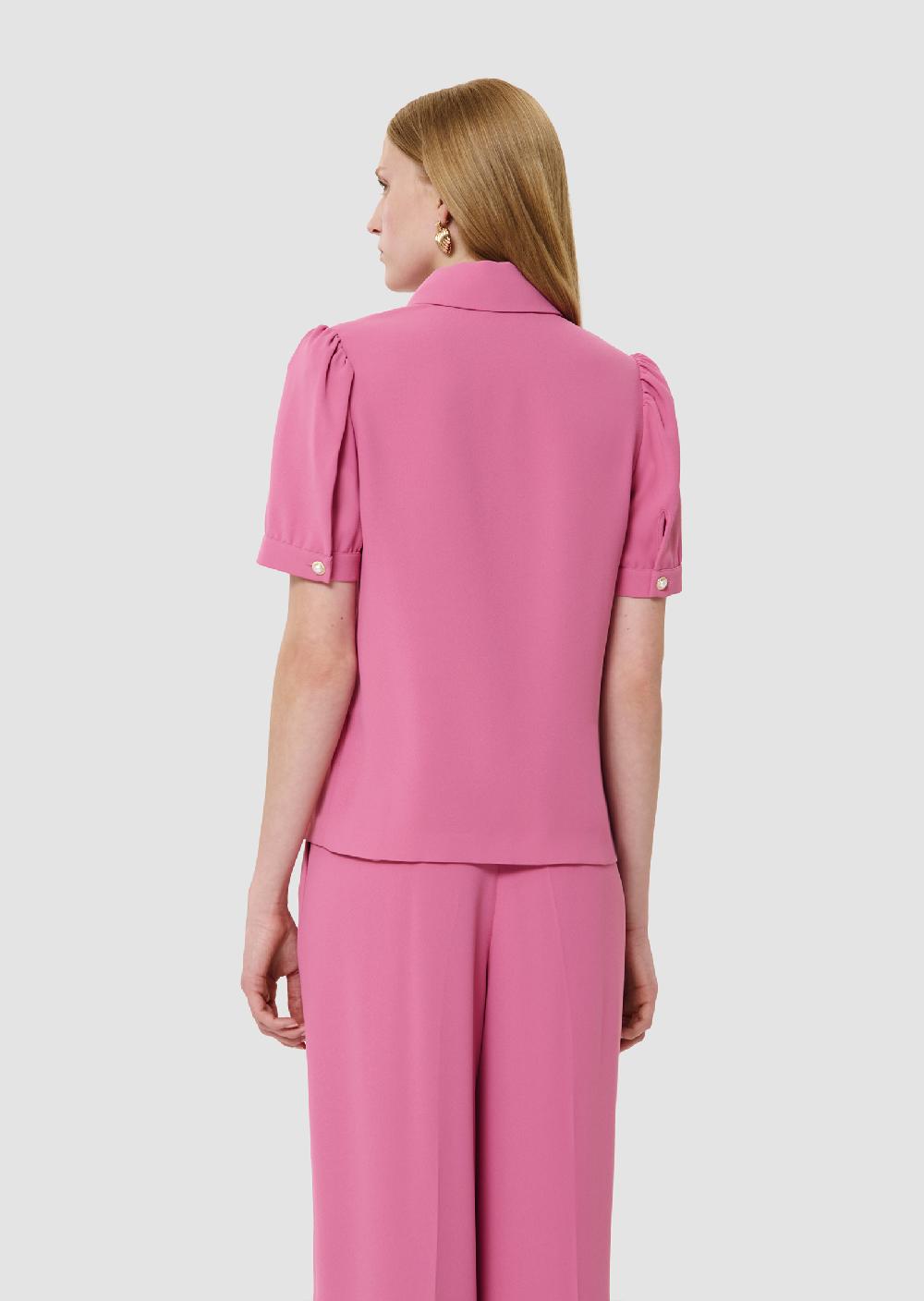 Tara Jarmon Top Toninorose En Crêpe