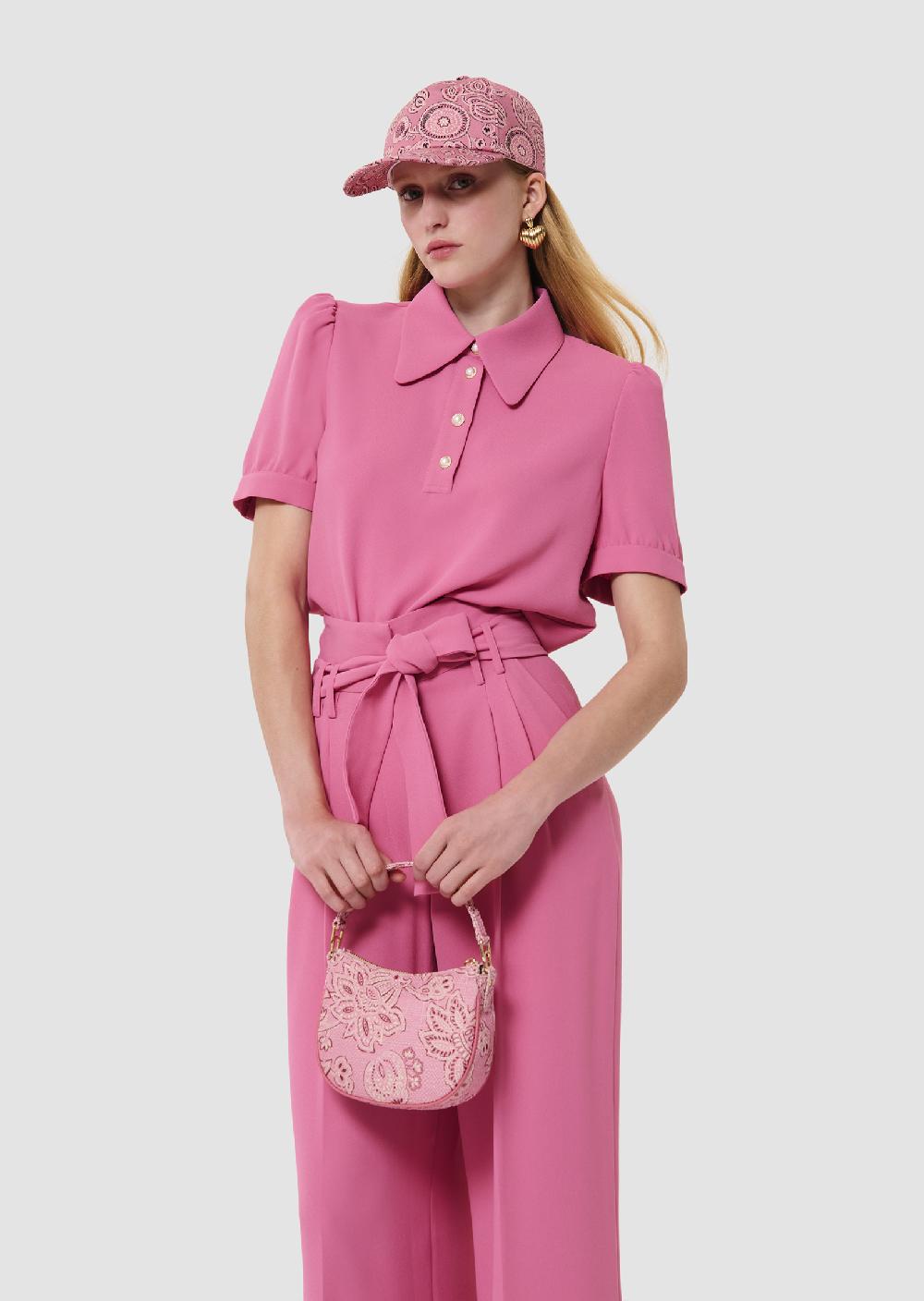 tara jarmon Top Toninorose en crêpe